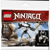 30591 Lego Ninjago Legacy Titanium & Mini Mech 2w1 - 77 elementów 30591 Lego Ninjago Legacy Titanium & Mini Mech 2w1 - 77 elementów